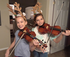 Santa's Reindeers Anna and Sofia 